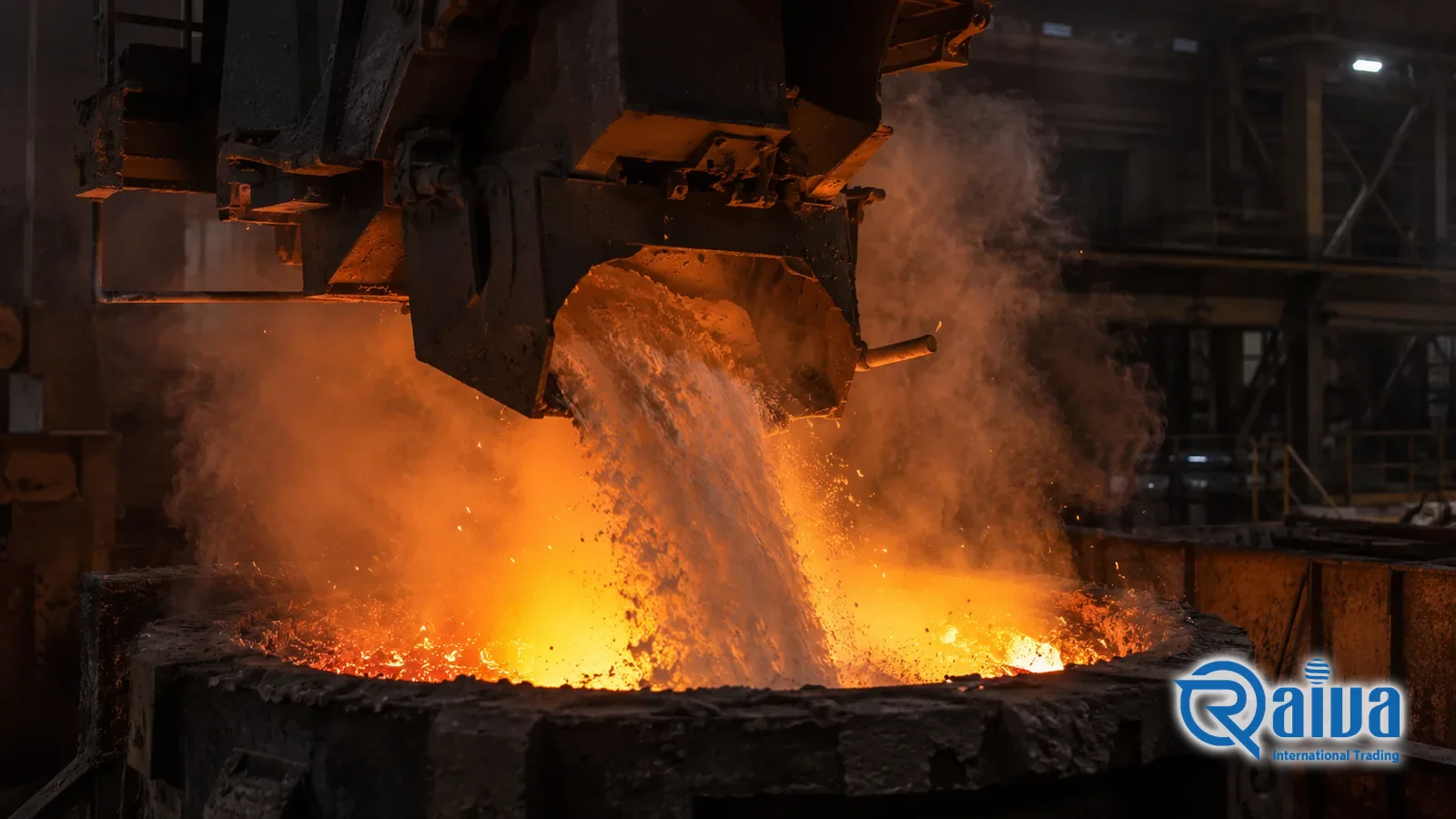 Calcined quicklime charged as a slag former in a steel melting furnace