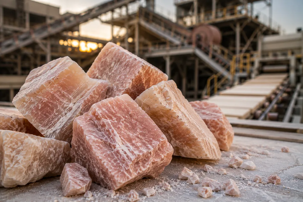 Feldspar — industrial grade for ceramics and glass — B2B bulk export supplier — Raivaco