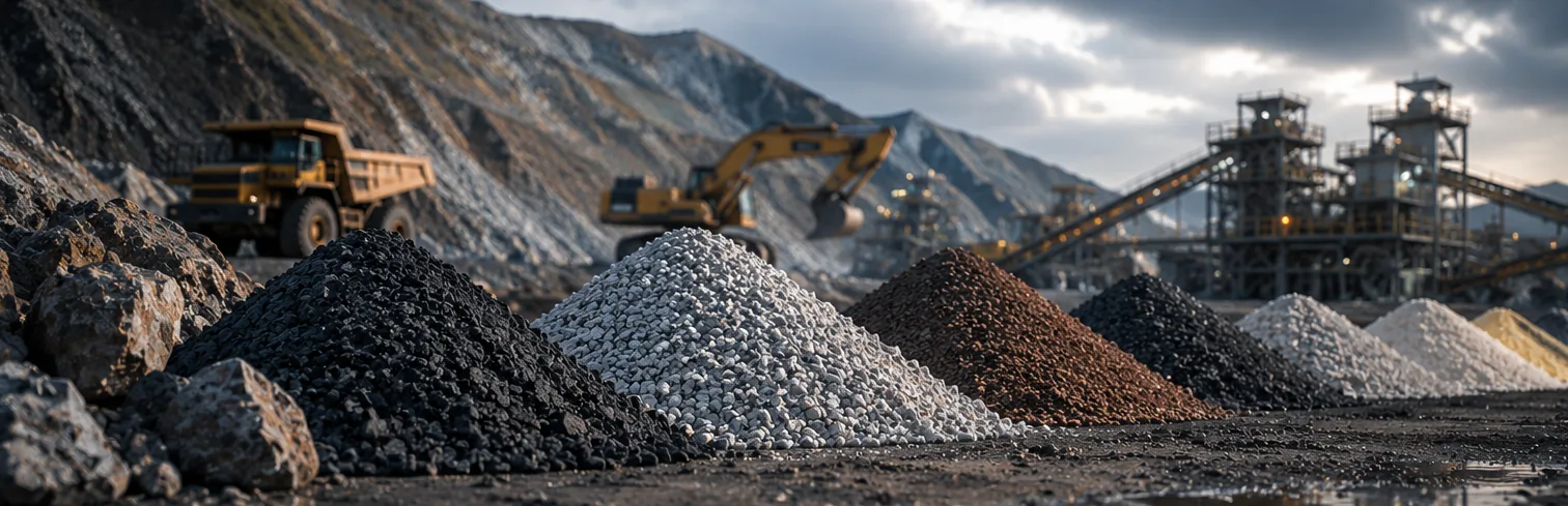 Industrial minerals product category — Raivaco